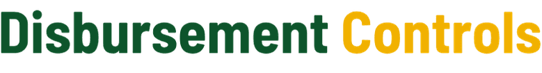Disbursement Controls